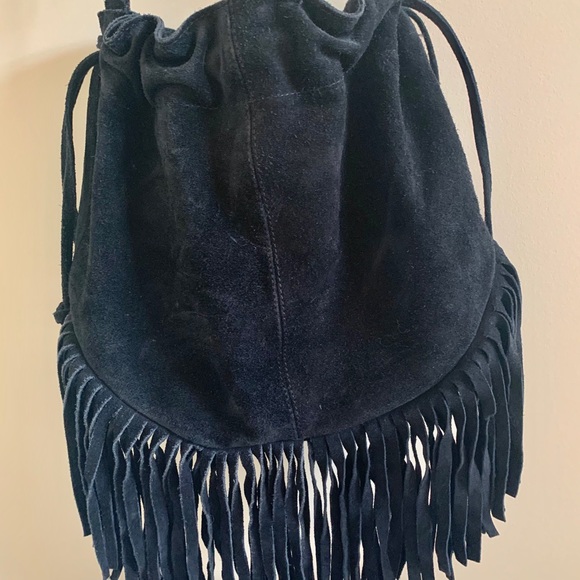 Nasty Gal Bags Fringe Suede Bucket Bag Poshmark